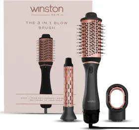 Winston 3-in-1 Hair Blow Brush Hair Dryer
