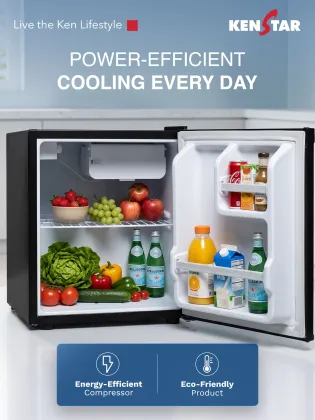 Kenstar 46VD1KS26F0 45 L 1 Star Single Door Mini Refrigerator