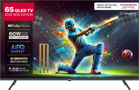 Thomson Phoenix 2025 Edition 65 inch Ultra HD 4K Smart QLED TV (65QAI1015)