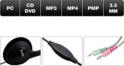 Enter EH-02A Wired Headphone With Mic