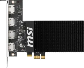 MSI NVIDIA GT 710 2GD3H 4HDMI 2 GB DDR3 Graphics Card