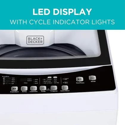 Black & Decker BPWM16W 1.6 cu ft Fully Automatic Top Load Washing Machine