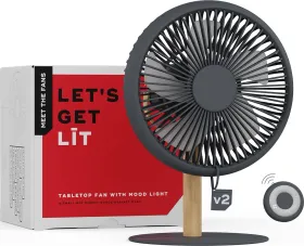 NUUK LIT v2 7 Inch 5 Blade Table Fan
