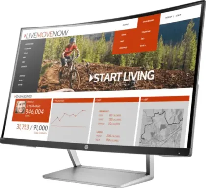 HP N270c 27-inch Full HD Curved Monitor