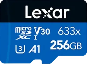 Lexar 633X 256GB Micro SDXC UHS-I Memory Card