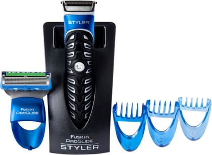 Gillette 3-in-1 Mens Body Groomer with Beard Fusion ProGlide Styler Trimmer For Men
