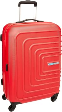 American Tourister Sunset Square ABS 55 cms Red Hard Sided Carry-On (AMT Sunset Square SP55 RED)