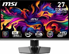 MSI MPG 272URXDE QD-OLED 27 inch Ultra HD 4K Monitor