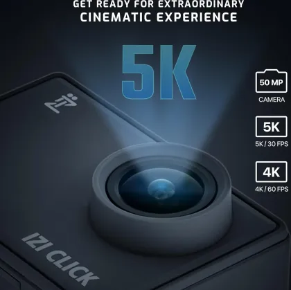 IZI Click Plus 50MP Sports and Action Camera