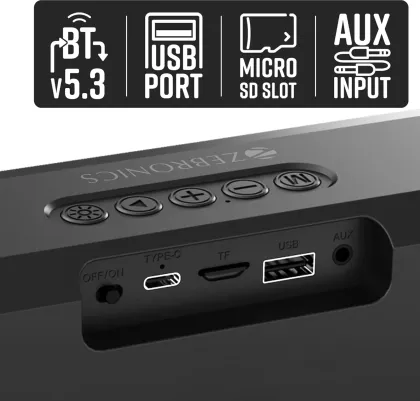 Zebronics Zeb Vita Bar 150 20W Bluetooth Soundbar
