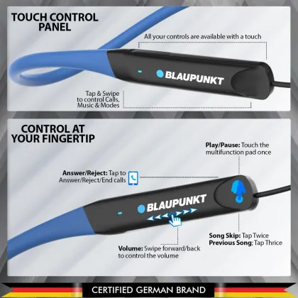 Blaupunkt BE120 Touch Wireless Neckband