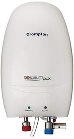 Crompton Solarium Dlx 3000W 1L Instant Water Heater (Ivory)
