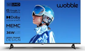 Wobble K Series 50 inch Ultra HD 4K Smart LED TV (WB50UDAGU2875D25)