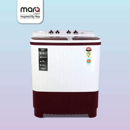 MarQ By Flipkart MQSA805NNNDW 8 kg Semi Automatic Top Load Washing Machine