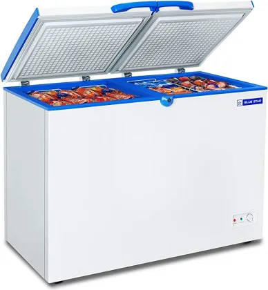 Blue Star CHFDD300DGSW 300 L Double Door Deep Freezer