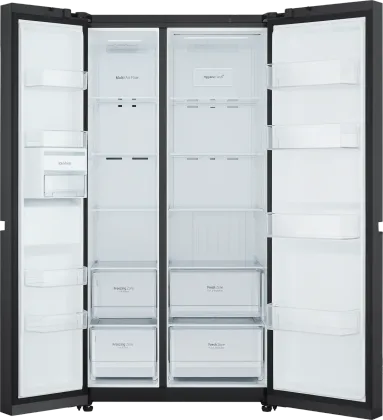 LG GL-B257DLWX 655 L 3 Star Side By Side Refrigerator