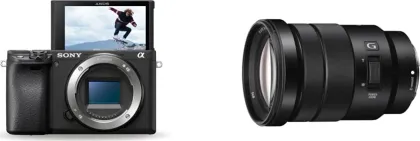 Sony Alpha ILCE-6400 24MP Mirrorless DSLR Camera with E PZ 18-105 mm F4 G OSS Lens