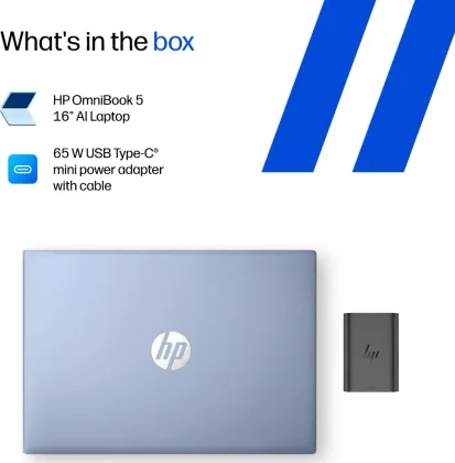 HP OmniBook 5 16-af1101TU AI Laptop (Intel Core Ultra 5 225U/ 16GB/ 512GB SSD/ Win11)