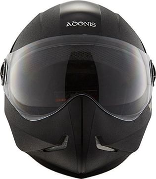 Steelbird 143453 Adonis Classic Full Face Helmet (Black, L)