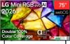 LG MRGB85 75 inch Ultra HD 4K Smart Mini RGB TV (75MRGB85BLA)