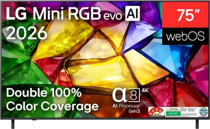 LG MRGB85 75 inch Ultra HD 4K Smart Mini RGB TV (75MRGB85BLA)