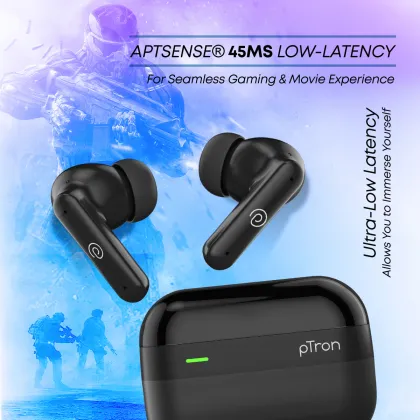 pTron BudSENS 1 ANC True Wireless Earbuds
