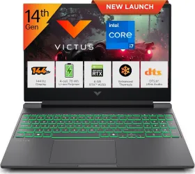 HP Victus 15-fa2619TX Gaming Laptop (14th Gen Core i7/ 16GB/ 512GB SSD/ Win11/ 6GB RTX 4050)