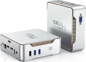 Skullsaints Ruby Mini PC (Intel 12th Gen N100/ 16 GB RAM/ 512 GB SSD/ Win 11)