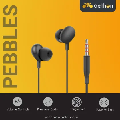 Aethon Pebbles Wired Earphones
