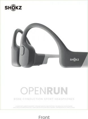 Shokz OpenRun Bone Conduction Wireless Headphones