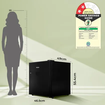 Haier HRD-752KSA 50 L 2 Star Single Door Mini Refrigerator