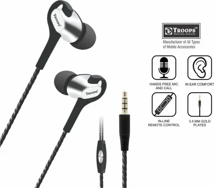 TP TROOPS TP-7068 Wired Earphones
