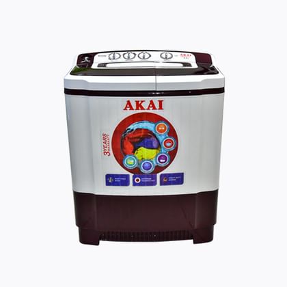 AKAI AKSW-8503RY 8.5 kg Semi Automatic Top Load Washing Machine