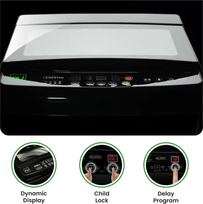 NU WFTLM80GD 8 Kg Fully Automatic Top Load Washing Machine