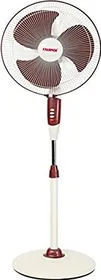 Champion Pedestal Fan Ivory Maroon