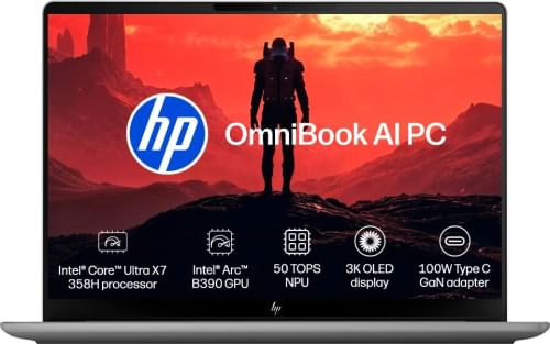HP OmniBook 7 14-hg0062TU Laptop (Intel Core Ultra X7 358H/ 32GB/ 1TB SSD/ Win11)