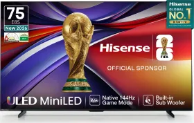 Hisense E8S 75 inch Ultra HD 4K Smart Mini LED TV (75E8S)