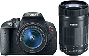 Canon EOS Rebel T5i 18MP DSLR Camera (EF-S 18-55mm STM + 55-250mm + 75-300mm Lens)
