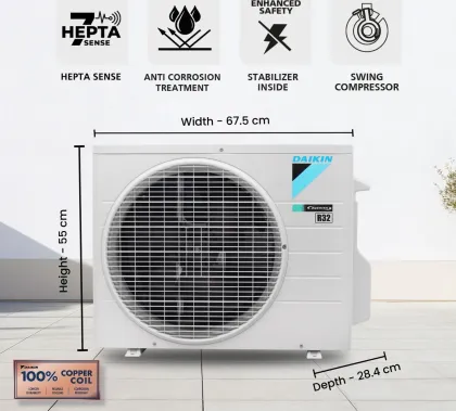 Daikin MTKL35XV16WAA 1 Ton 3 Star 2026 Inverter Split AC