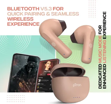 pTron Bassbuds NX True Wireless Earbuds