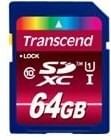 Transcend SDXC UHS-I Premium 300x 64GB Class 10 Memory Card