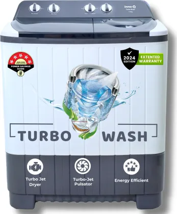 Inno-Q 75-TURBO-IVI 7.5 Kg Semi Automatic Top Load Washing Machine