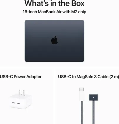 Apple MacBook Air 15 2023 Laptop (Apple M2/ 8GB/ 256GB SSD/ 10 Core GPU/ macOS)