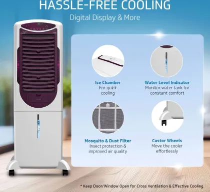 V-Guard Arido T35 H DG 35 L Tower Air Cooler