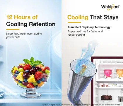 Whirlpool 215 IMPC ROY Wine Peony-Y 192 L 4 Star Single Door Refrigerator