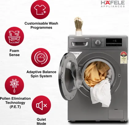 Hafele AMARA 8014W 8 kg Fully Automatic Front Load Washing Machine