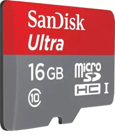 Sandisk Ultra 16GB MicroSDHC Class 10 80MB/s Memory Card