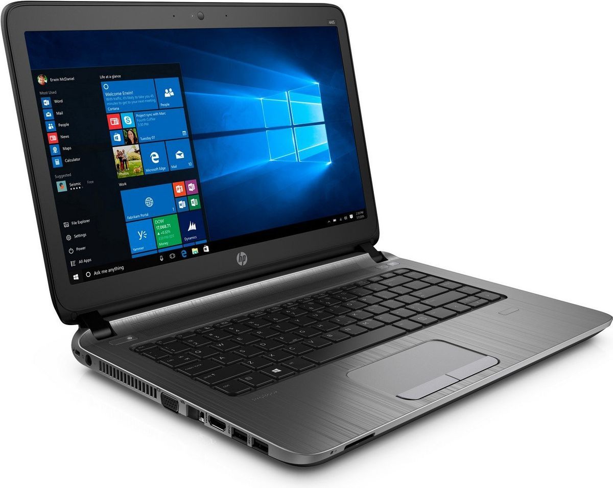 HP ProBook 445 Laptop (AMD A10/ 4GB/ 500GB/ Win10 Pro/ 1GB Graph) Best ...