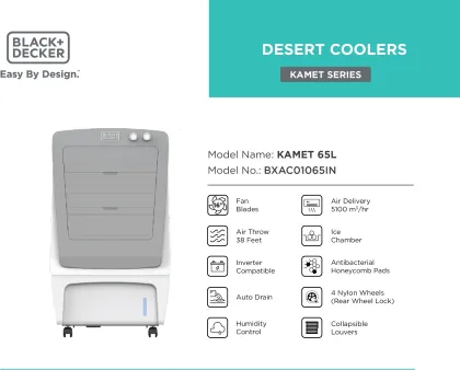 Black & Decker Kamet 65 L Desert Air Cooler