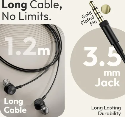 Boult Audio XO Wired Earphones